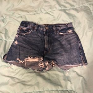Abercrombie Annie high rise shorts